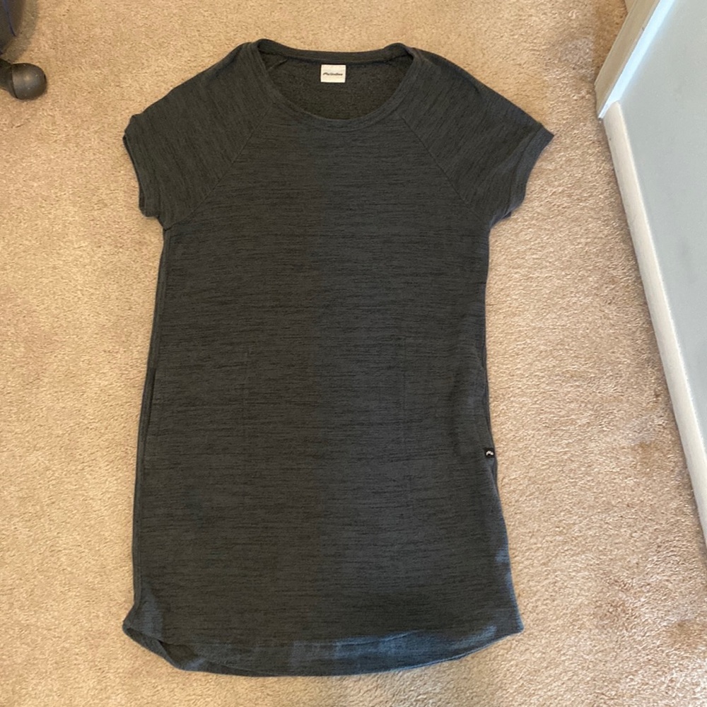 MeUndies TShirt Dress Medium Charcoal Grey